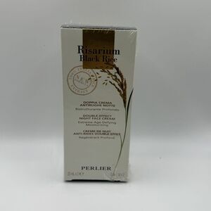 Perlier Risarium Black Rice Double-Effect Night‎ Face Cream .84 Fl Oz New Sealed